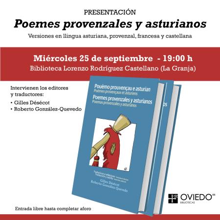 Presentación Poemes provenzales y asturianos