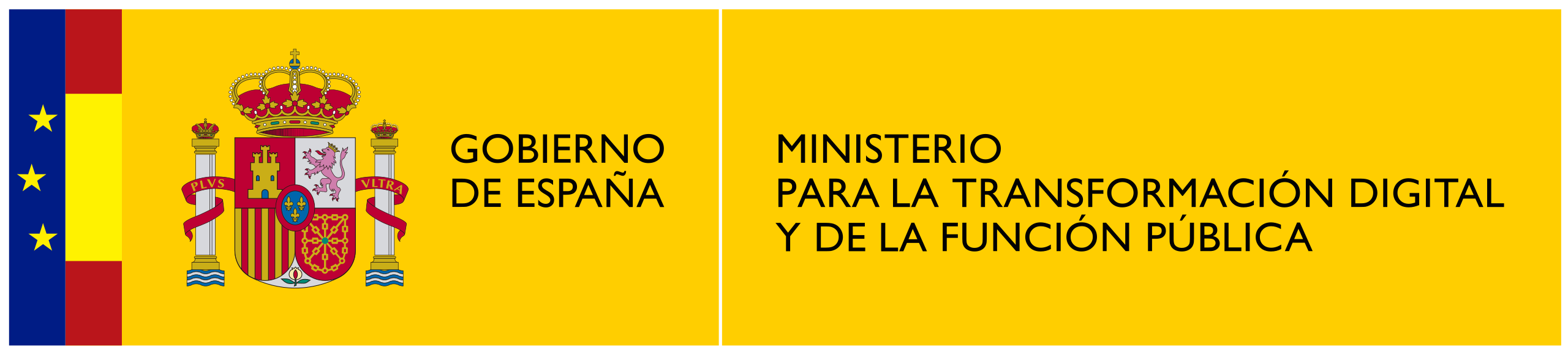 Logotipo del Ministerio para la Transformación Digital y de la Función Pública