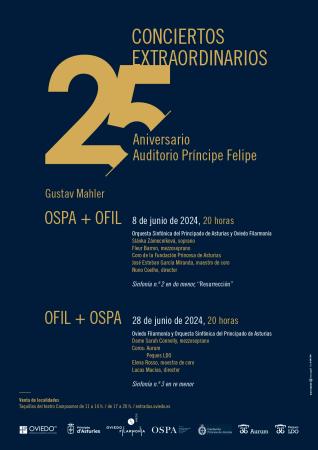 OFIL+OSPA, Concierto Extraordinario por el 25 aniversario del Auditorio Príncipe Felipe