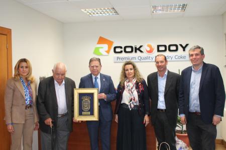 El Alcalde de Oviedo, Alfredo Canteli, visita Industrias Doy