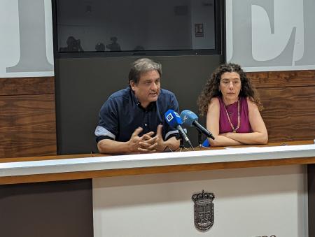 Rueda de prensa del grupo municipal de IU-Convocatoria por Oviedo