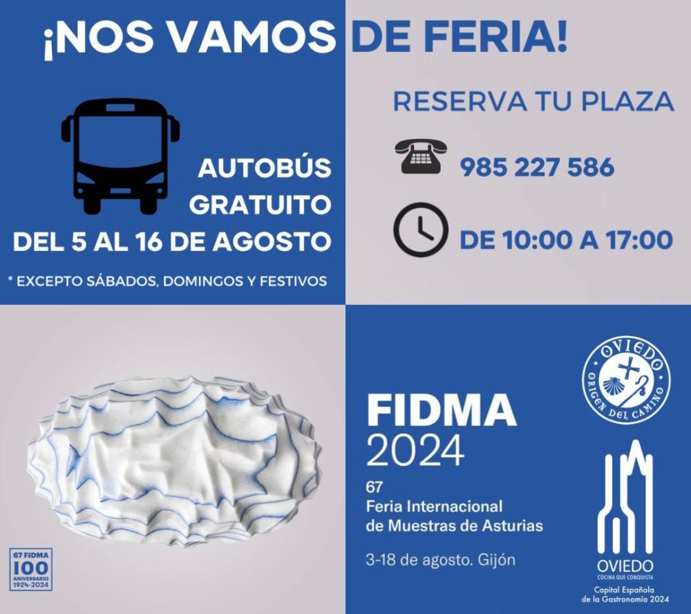 Imagen Turismo sigue reservando plazas en el autobús gratuito de la Feria de Muestras de Asturias